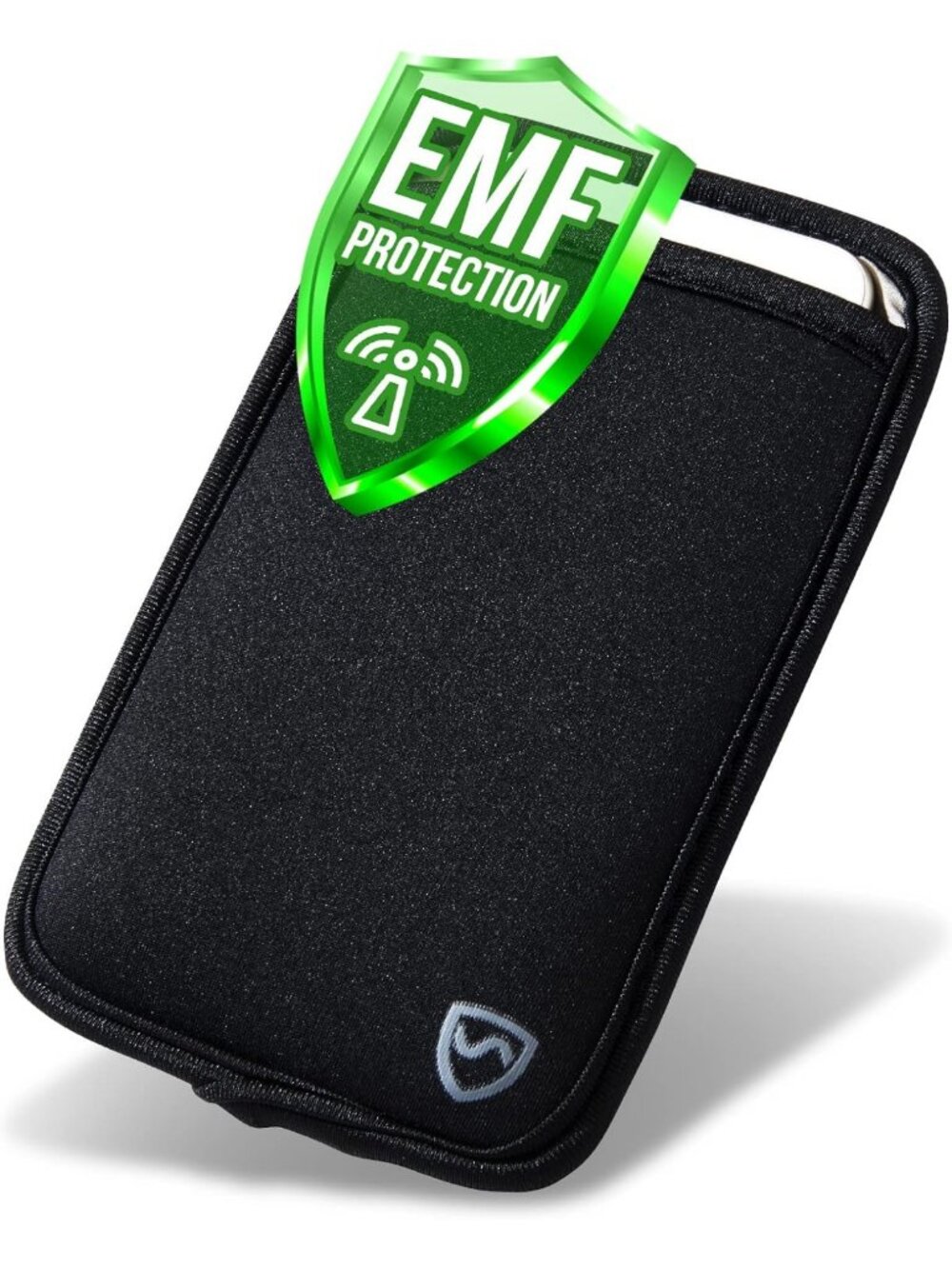 Anti-Radiation Cell Phone Pouch - EMF Blocking Sleeve for Phones Up to 3.25